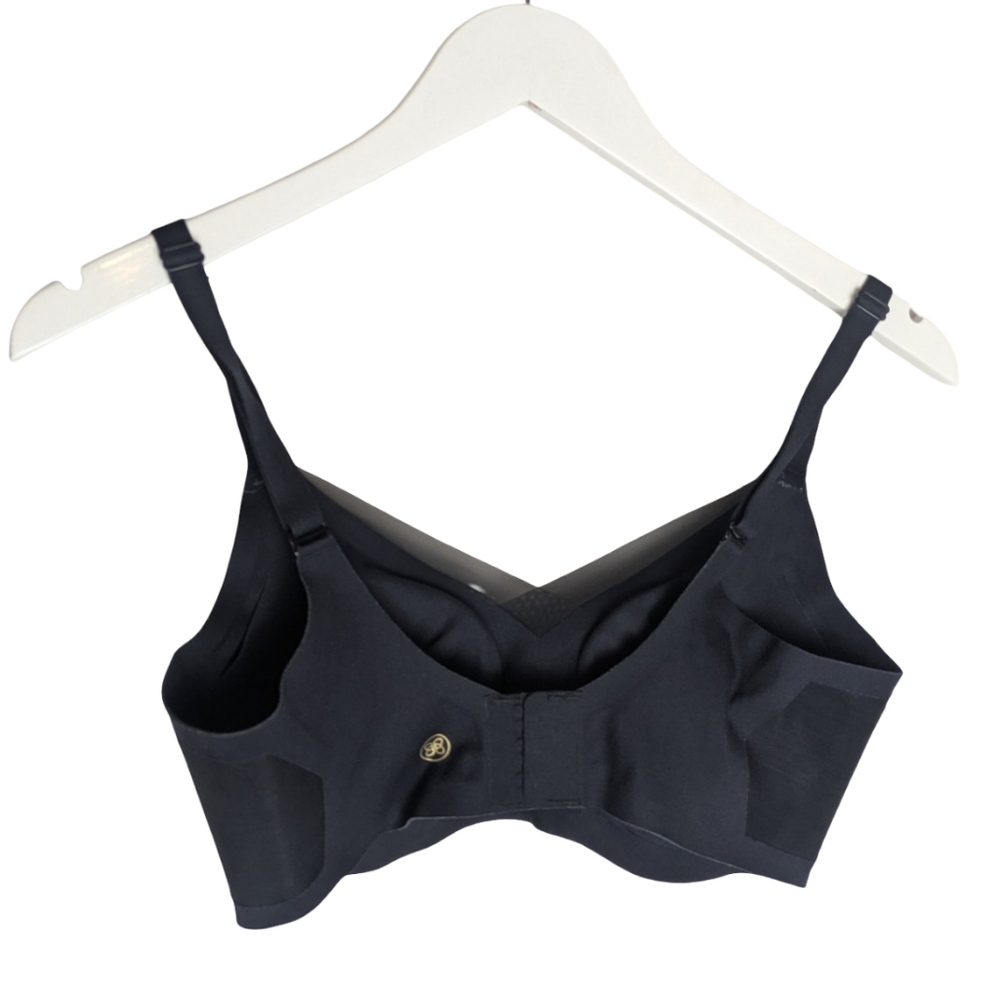 Honeylove Crossover Wireless Bra Small Midnight Black - Picture 4 of 8